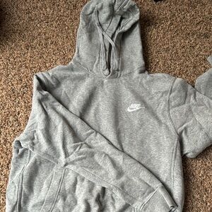 Nike Heather Gray Pullover Hoodie
